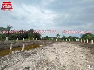 NHÀ GỖ PHÚC AN - KHẢO SÁT ĐẤT XÂY DỰNG CÔNG TRÌNH TẠI CẦN ĐƯỚC( LONG AN)