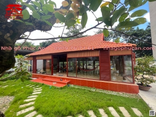 NGÔI NHÀ GỖ TRỆT 3 GIAN 2 CHÁI - NÉT ĐẸP BÌNH DỊ VÀ SANG TRỌNG