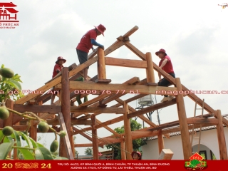BUỔI CẤT NÓC CÔNG TRÌNH NHÀ CHÙA TẠI  ĐỒNG NAI