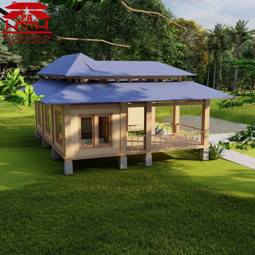 Nhà gỗ hiện đại phong cách Nhật Bản