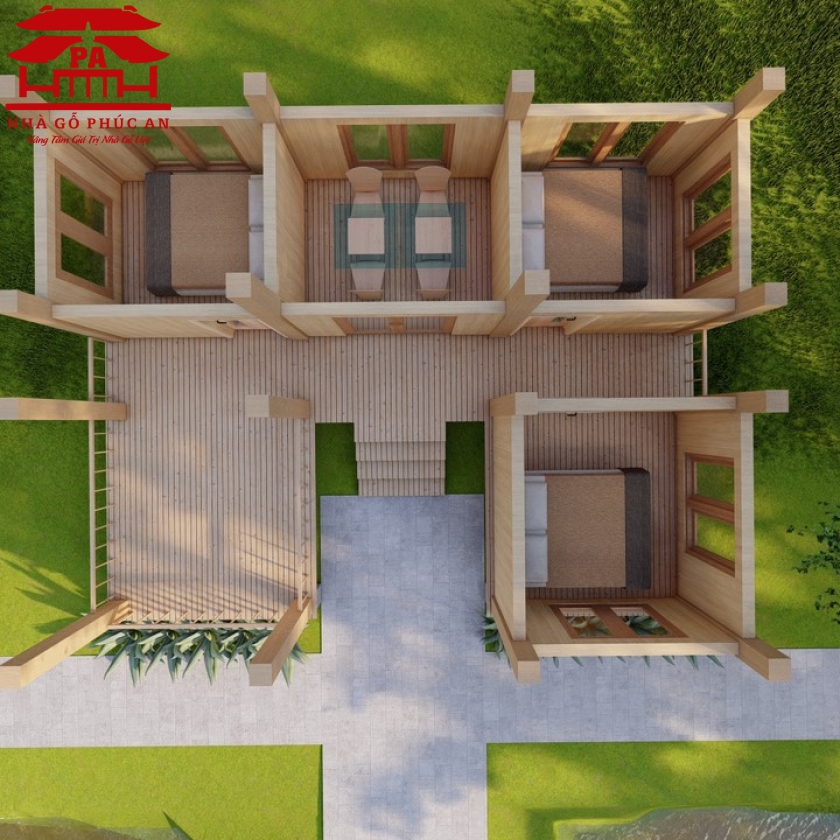 Nhà gỗ hiện đại phong cách Nhật Bản
