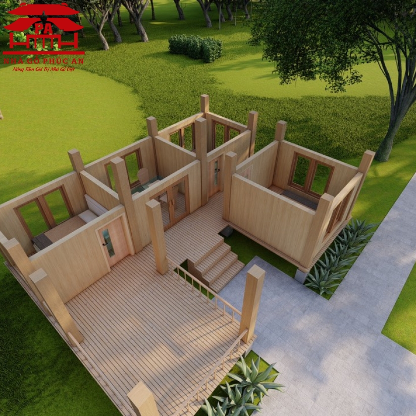 Nhà gỗ hiện đại phong cách Nhật Bản