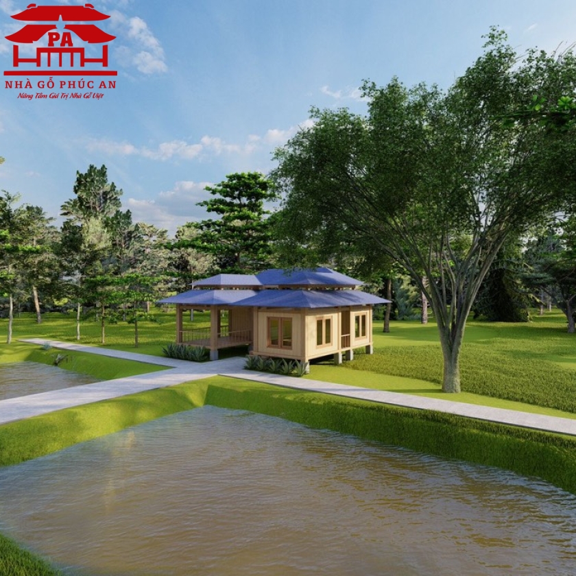 Nhà gỗ hiện đại phong cách Nhật Bản