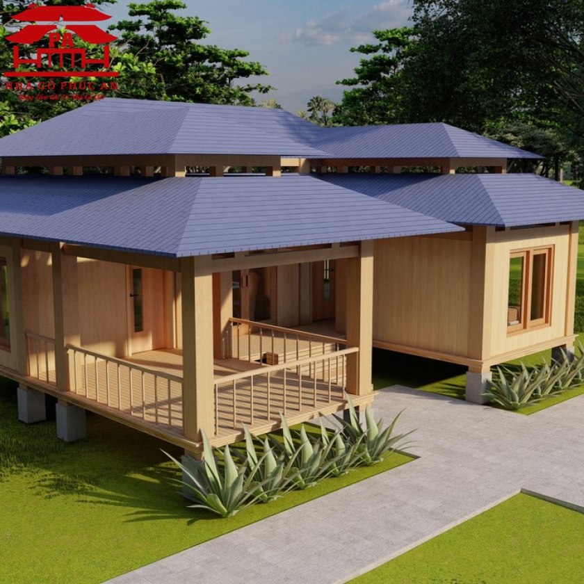 Nhà gỗ hiện đại phong cách Nhật Bản