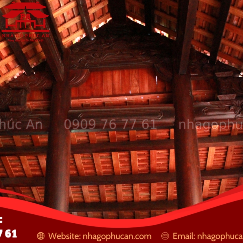 Nhà 3 gian 28 cột kẻ truyền