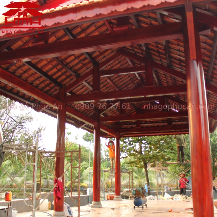DỰ ÁN NHÀ 3 GIAN 8 CỘT - ĐỒNG NAI