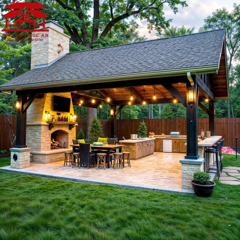Chòi tứ giác cao cấp