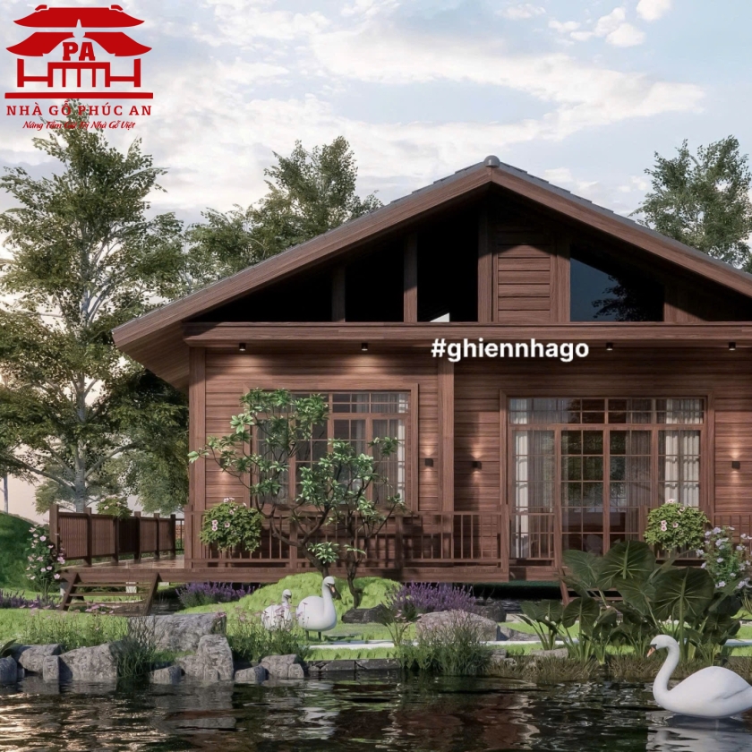 Homestay gỗ tự nhiên 3 phòng ngủ