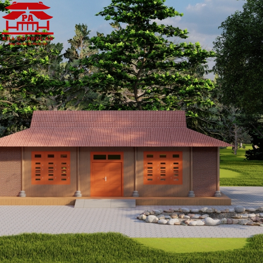 Nhà trệt 3 gian 2 chái