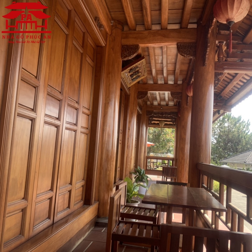 Nhà Gỗ Đinh Hương Vanh Cột 140-180cm.