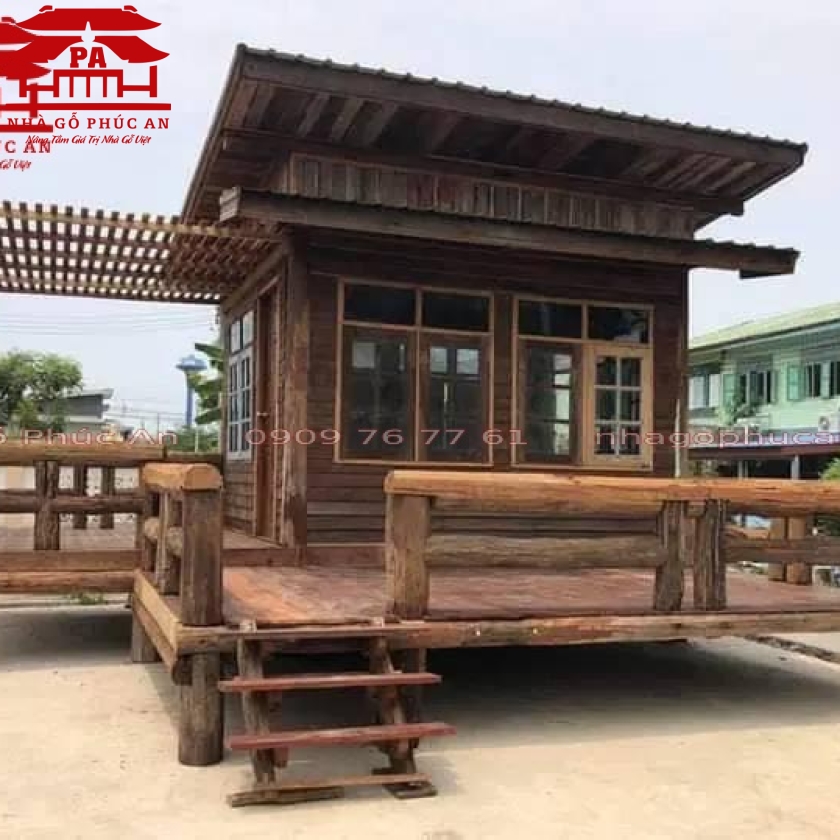 Mẫu Homestay 1 phòng ngủ + sảnh sinh hoạt.