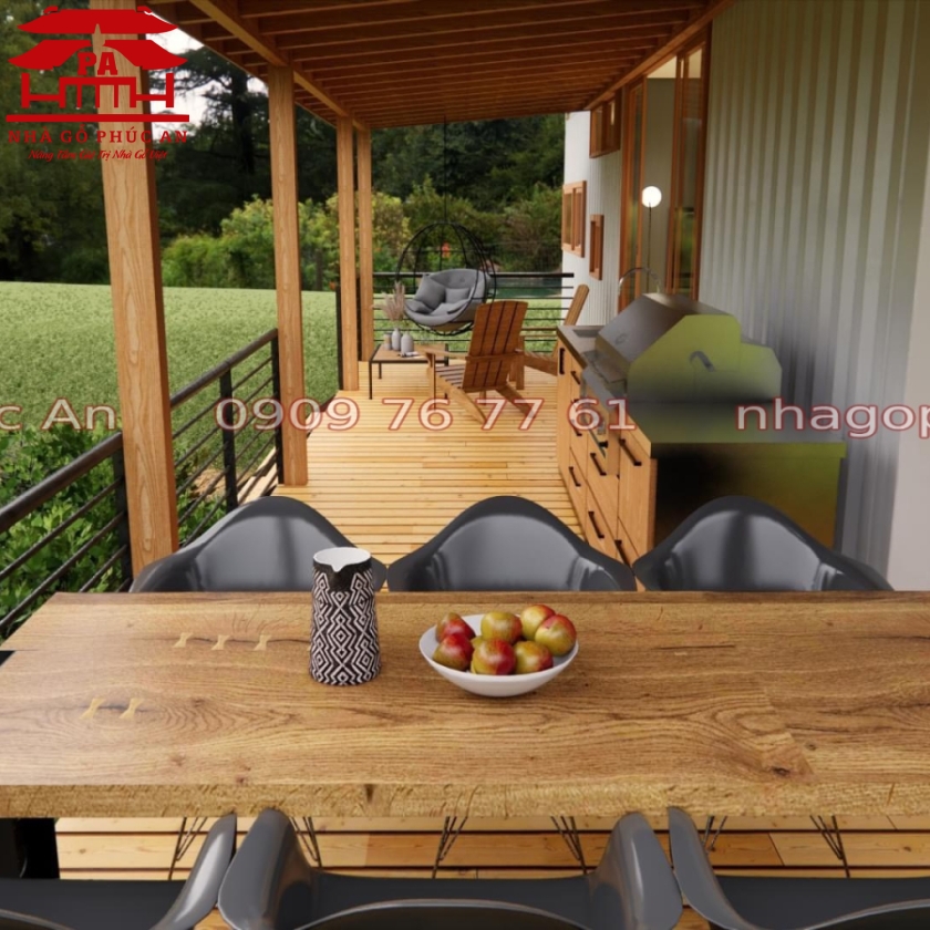MẪU HOMESTAY NHÀ GỖ CHO GIA ĐÌNH