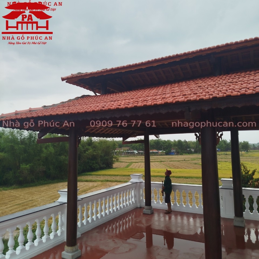 Dự án nhà 3 gian 8 cột Bình Định