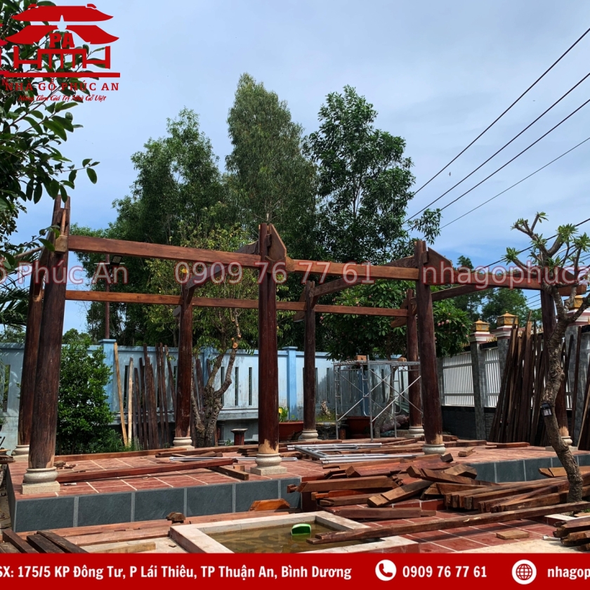 DỰ ÁN NHÀ 3 GIAN 8 CỘT TẠI VŨNG TÀU