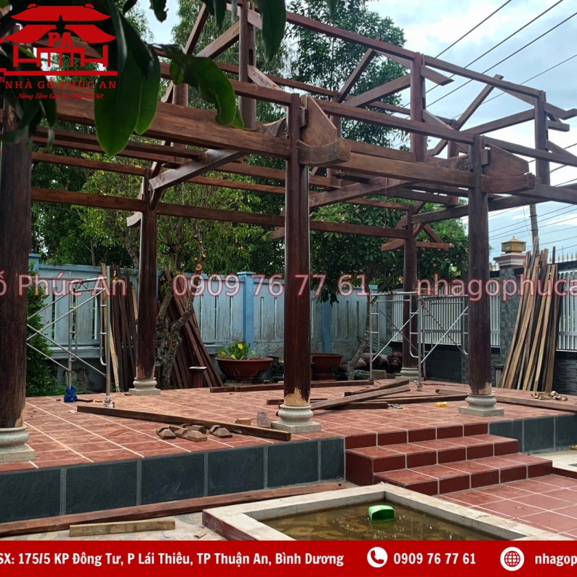 DỰ ÁN NHÀ 3 GIAN 8 CỘT TẠI VŨNG TÀU