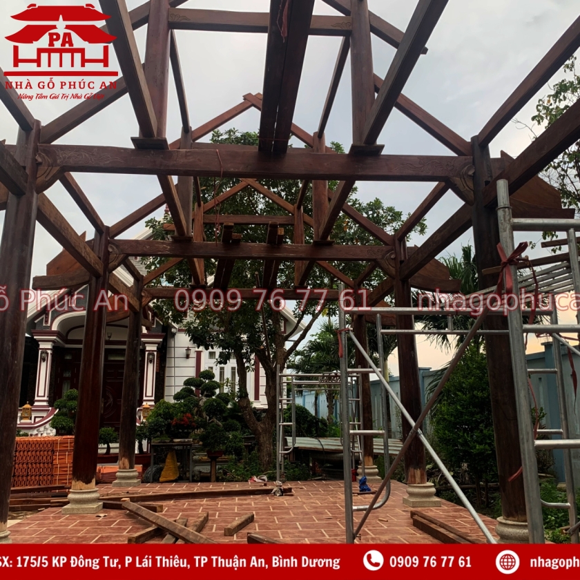 DỰ ÁN NHÀ 3 GIAN 8 CỘT TẠI VŨNG TÀU