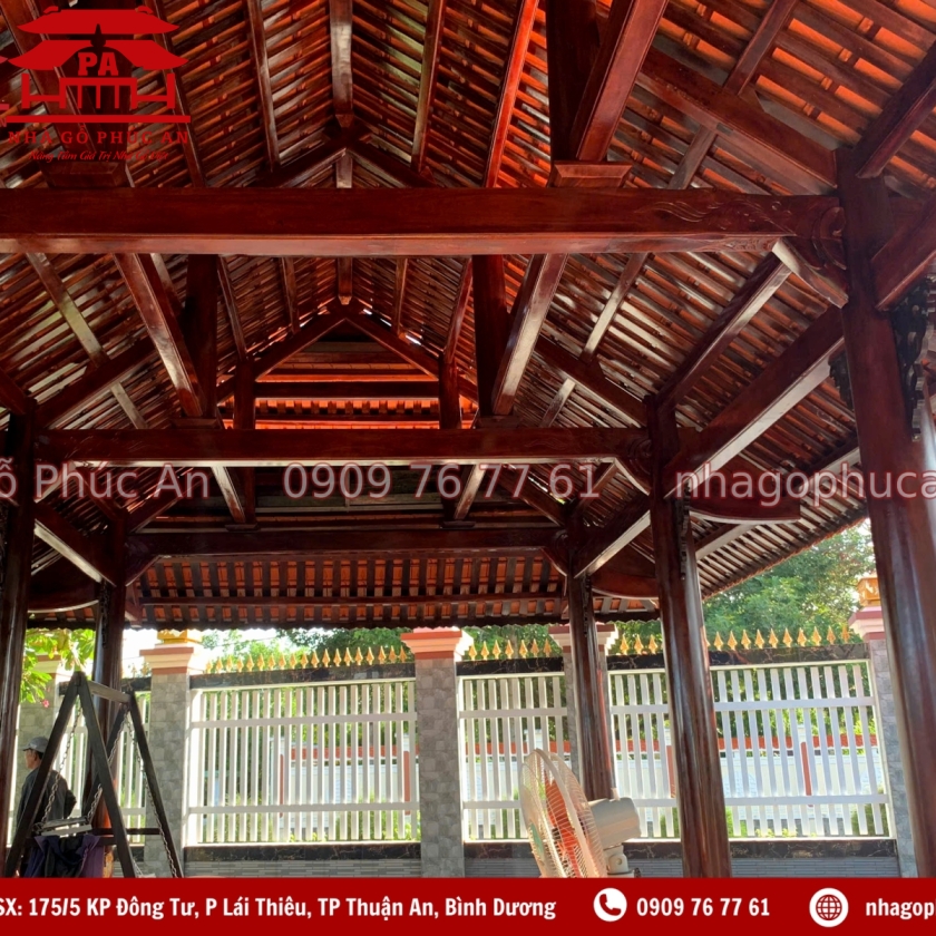 NHÀ 3 GIAN 8 CỘT CỔ LẦU