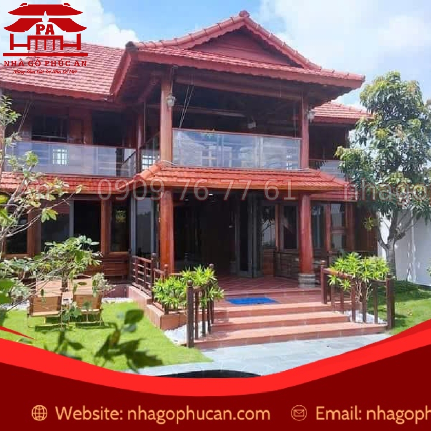 Nhà sàn 3 gian 1 lồi